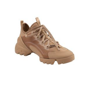 CHRISTIAN DIOR Nude Dior Technical D-connect Sneakers Size 37.5